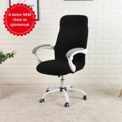 Forcheer Forgószék Huzat (L-es, enyhén vízlepergető, 1 részes, rugalmas, mosható, fekete)