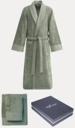 Soft Cotton AXEL férfi fürdőköpeny + törölköző + fürdőlepedő + box S Khaki