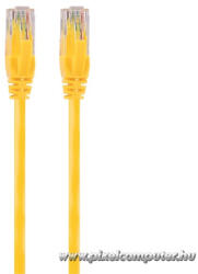 S-Link Kábel - SL-CAT601YE (UTP patch kábel, CAT6, sárga, 1m) (13936)