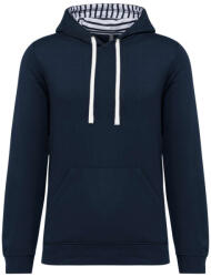 Kariban KA4013 UNISEX CONTRAST PATTERNED HOODED SWEATSHIRT (ka4013nv/ma-m)
