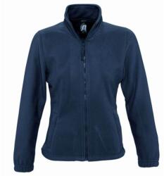 SOL'S Női North Full Zip Fleece kabát kék