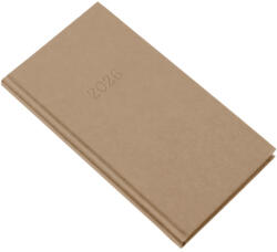 Realsystem Zsebnaptár álló Standard, fehér lapokkal drapp Realsystem 2027 (5811-07) - iroda-ellatas