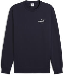 PUMA Férfi Futás Pulóver Kereknyakú, Bordázott Mandzsetta Essentials Small No. 1 Logo kék