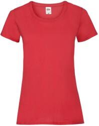 Fruit of the Loom Női Valueweight póló S vörös