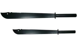 DEPOX Set doua sabii vanatoare DEPOX®, Ninja Blade, maner metal, 83 cm/50 cm, negru, teaca inclusa (051)