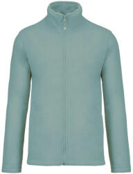 Kariban Uniszex FALCO cipzáras mikropolár pulóver, Kariban KA911, Sage-L (ka911sg-l)