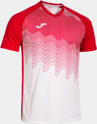 JOMA Tiger VI férfi póló Fehér-Piros 2XS fehér|vörös