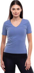 4F Női F1649 Vnyakú póló kék
