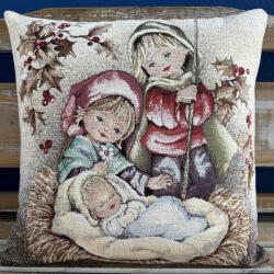 MONDO ITALIA Párnahuzat gobelin 42x42 cm Chenille 6133