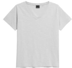 4F Női egyszínű normál póló szürke