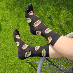 Yvonne Hamburger mintás zokni 43-46 4869