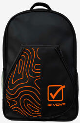 Givova ZAINO SUN NERO/ARANCIO FLUO Tg. UNICA
