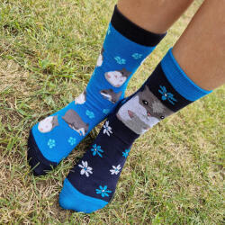 Yvonne FELEMÁS HÖRCSÖG mintás zokni 43-46 30204