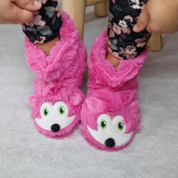 Ollike Gyerek csizmás állatmintás MAMUSZ puha talprésszel Pink, 31-34 50429