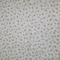  Virágos textil - Fehér és bézs