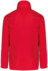 Kariban Férfi bélelt széldzseki rejtett kapucnival, Kariban KA687, Red-3XL (ka687re-3xl)