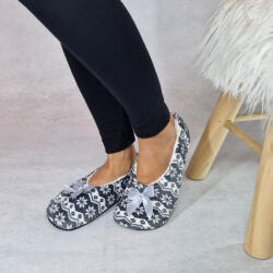 Ollike NŐI rövid MAMUSZ hópelyhes, masnis Szürke, 38-41 50034