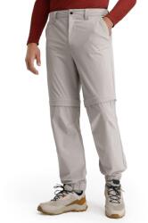 SIROKO Men Hiking Levehető hosszú hegyi nadrág férfiaknak Cairn Stone Bézs bézs|fehér