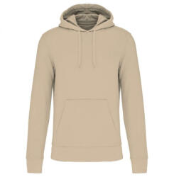 Kariban Férfi organikus kapucnis pulóver, Kariban KA4027, Light Sand-2XL (ka4027lsa-2xl)