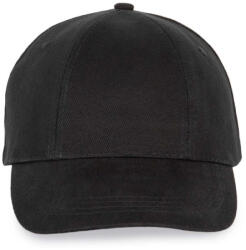 K-UP KP119 fém csatos pamut twill baseball sapka K-UP, Black-U (kp119bl-u)