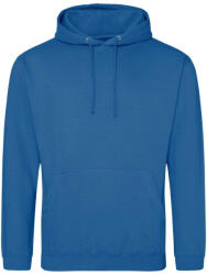 Just Hoods Uniszex laza szabású kapucnis pulóver AWJH001, Tropical Blue-XL (awjh001tb-xl)