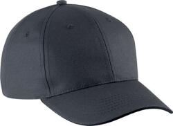 K-UP KP153 SANDWICH PEAK CAP - 6 PANELS (kp153dg/bl-u)