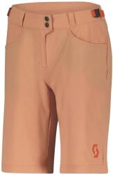 SCOTT Rövid kerékpáros nadrág kantár nélkül - TRAIL FLOW LADY - rózsaszín