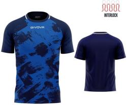 GIVOVA Art Sports Interlock póló Royal-Blue S. kék