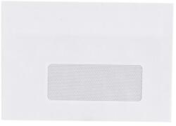 Bluering Boríték LC/6 öntapadó bélésnyomott jobb ablakos 35x90mm 114x162mm J28A20 Bluering® fehér - suplix