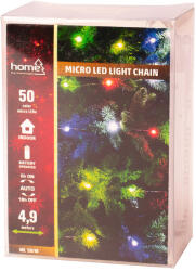 Somogyi Elektronic Micro LED fényfüzér, 4.9m + 30cm, 50 színes micro LED (ML_50_M)