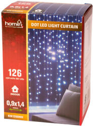 Somogyi Elektronic DOT LED-es fényfüggöny, 0, 9x1.4 m, hidegfehér (KIN126DWH)