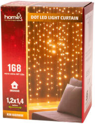  DOT LED-es fényfüggöny, 1, 2x1, 4 m, melegfehér (KIN168DWW)