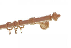 Karnisvilág Bükk műanyag végzárós rúd karnis 200 cm