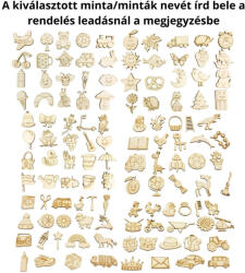  Natúr fa - Ovis jel 5cm 1db - feliratként és tábladíszként