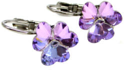 Háromszív HÁROMSZÍV fülbevaló - lila árnyalat (5 éves kortól tinédzser korig) (2024091110)