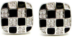 SAKK-MATT bedugós ezüst fülbevaló - 10 mm (2025012701)