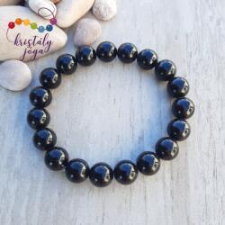 Kristály Jóga Shop Fekete turmalin 10 mm-es ásvány karkötő