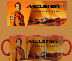  McLaren - Oscar Piastri bögre (Piros)