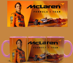  McLaren - Oscar Piastri bögre (Rózsaszín)