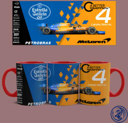 McLaren - Lando Norris bögre (Piros) - szupicuccok