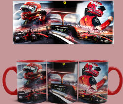  Ferrari - Leclerc bögre (Piros)