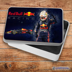  Red Bull Racing - Max Verstappen fém szendvicsdoboz (tároló doboz)