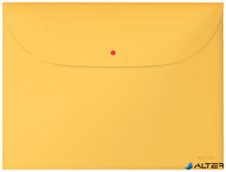 LEITZ Irattartó tasak, 2 zsebes, A4, PP, pantentos, LEITZ 'Cosy', melegsárga (47090019)