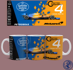 McLaren - Lando Norris bögre (Fehér) - szupicuccok