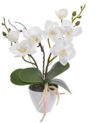  Orhidee artificiala+ghiveci pentru decoratiuni florale (8525)