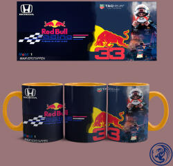  Red Bull Racing - Max Verstappen bögre (Narancssárga) - szupicuccok