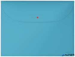 LEITZ Irattartó tasak, 2 zsebes, A4, PP, pantentos, LEITZ 'Cosy', nyugodtkék (47090061)