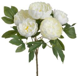  Buchet 5 fire bujor artificial pentru aranjamente florale (8527)