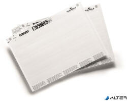 DURABLE Betétlap, 200x17 mm, DURABLE, fehér (800002) - alter