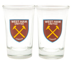 West Ham United féldecis pohár 2pk Shot Glass Set (95432)